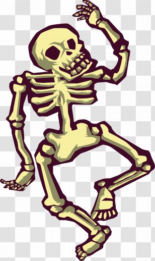 Human Skeleton Dance Skull Clip Art Transparent PNG