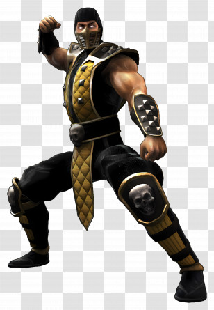 Scorpion - Scorpion From Mortal Kombat Transparent PNG