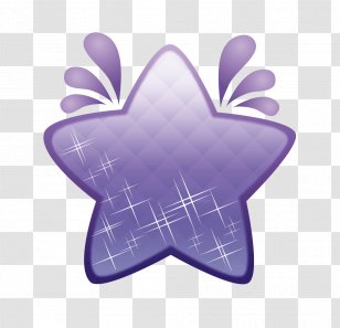Euclidean Vector - Violet - Creative Star Elements Transparent PNG
