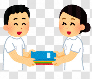 Cartoon Sharing Child Conversation Play Transparent PNG
