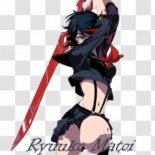 Ryuko Matoi Senketsu Nonon Jakuzure Television Show - Silhouette - Kill Transparent PNG