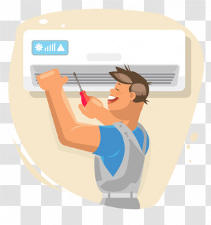 Air Conditioning Heating, Ventilation, And Air Conditioning Cleaning Heating System Air Conditioner Transparent PNG