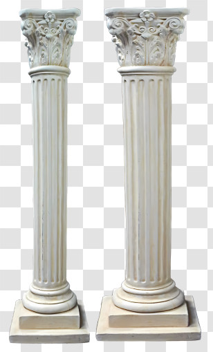 Ancient Greek - Classic Decorative Architectural Pillars Transparent PNG