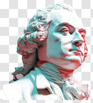 George Mason - Classical Bust Sculpture Transparent PNG