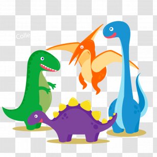 Dinosaur Euclidean Vector - Cartoon Transparent PNG