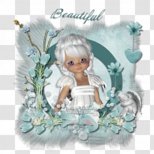 Doll Character Fiction - Blue -painted Frame Material Transparent PNG
