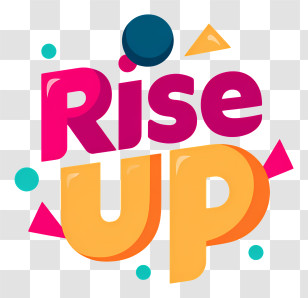 Rise Up - Rise UP Colorful Logo Transparent PNG