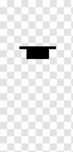 Line Angle Font - Black - Whole Note Transparent PNG