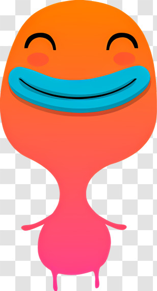 Cartoon Character - Smiling Cartoon Character Transparent PNG