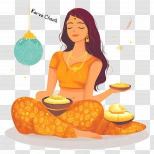 Karva Chauth - Karva Chauth Celebration Transparent PNG