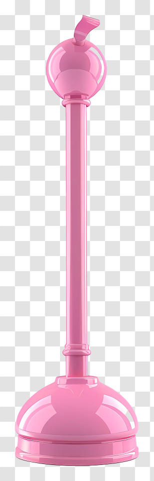 Toilet Plunger - Pink Bathroom Plunger Transparent PNG