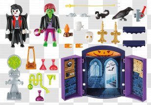 Playmobil Toy Haunted House Collectable Airgamboys - Play Transparent PNG