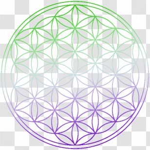 Overlapping Circles Grid Symbol Geometry - Color Transparent PNG