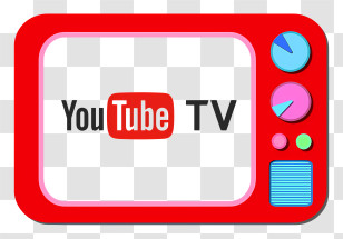Youtube Tv Logo - YouTube TV Logo Transparent PNG