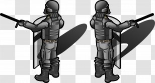 Baton Police Officer - Mercenary - Riot Transparent PNG