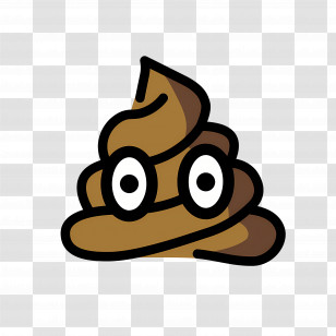 Pile Of Poo Emoji - Poop Emoji With Eyes Transparent PNG