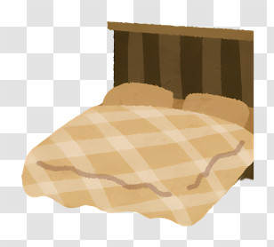 Icon - Cozy Bed With Headboard Transparent PNG