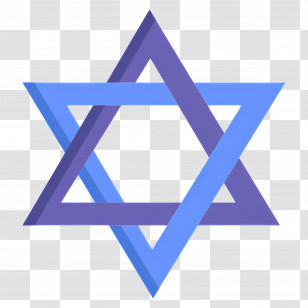 Star Of David - Purple Star Of David Symbol Transparent PNG