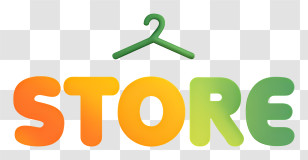 Store Logo - Colorful Store Sign With Hanger Transparent PNG