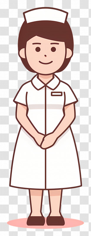 Asian Nurse - Cartoon Nurse In Uniform Transparent PNG