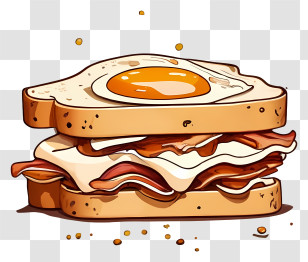 Toasted Sandwich - Bacon, Egg, And Cheese Sandwich Transparent PNG