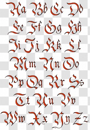 Wynn Old English Thorn Alphabet - Yogh - Letter Transparent PNG