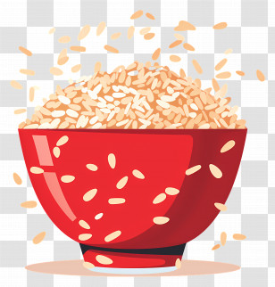 Oats - Bowl Of Rice Transparent PNG