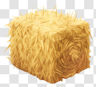 Bale Of Hay - Square Hay Bale Transparent PNG