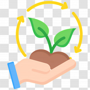 Sustainability - Sustainability Concept With Growing Plant Transparent PNG