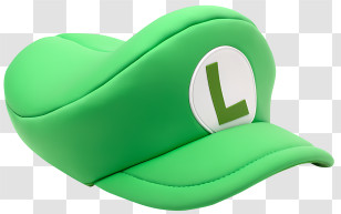 Luigi Hat - Green Cap With L Transparent PNG