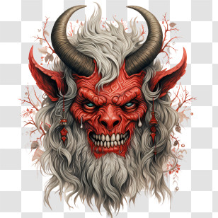 Krampusnacht
 - Demonic Creature With Red Face And Horns Transparent PNG