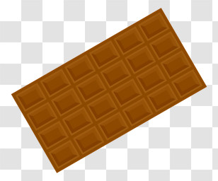 Food - Chocolate Bar Illustration Transparent PNG