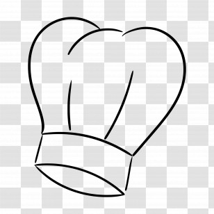 Chef Hat - Chef Hat Outline Transparent PNG