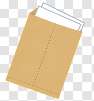 Icon - Envelope With Papers Inside Transparent PNG