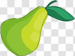 Pear Euclidean Vector - Grass Transparent PNG