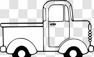 Pickup Truck Toyota Hilux Car Thames Trader Clip Art - Line - Nuts Chevrolet Transparent PNG