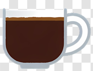 Coffee - Cup Filled With Coffee Transparent PNG