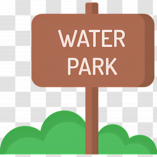 Water Parks - Water Park Sign Transparent PNG