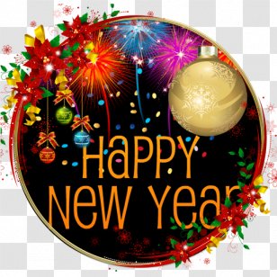 New Year's Day Eve Happy Year - S - 2018 2018Others Transparent PNG