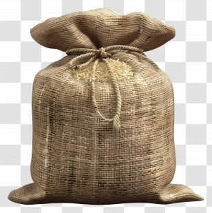 Sack Of Rice - Traditional Hemp Sack Of Rice Transparent PNG