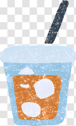 Icon - Iced Drink In Cup With Straw Transparent PNG