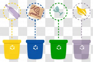 Rubbish Bins & Waste Paper Baskets Recycling Bin - Area - Sorting Transparent PNG