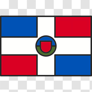 Dominican Republic Flag - Colorful National Flag Transparent PNG