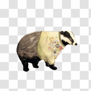 Mister Peebles Mustelids Badger Cant Stop The Prophet Illustration - Poster - Skunk Painted Watercolor Picture Material Transparent PNG