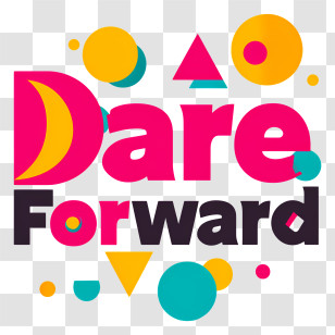Dare Forward - Dare Forward Colorful Logo Transparent PNG