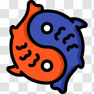 Yin Yang - Yin Yang Fish Symbol Transparent PNG