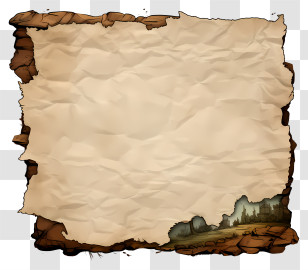 Doodle Style Old Paper - Vintage Old Paper Transparent PNG