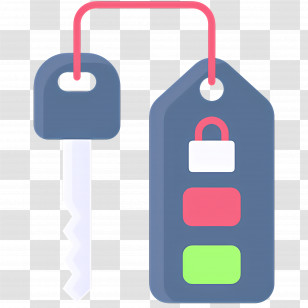 Car Key - Key With Tag For Security And Access Transparent PNG