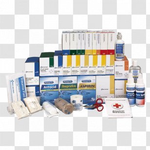 First Aid Kits Supplies Pharmaceutical Drug Only - Plastic - Store Shelves Transparent PNG