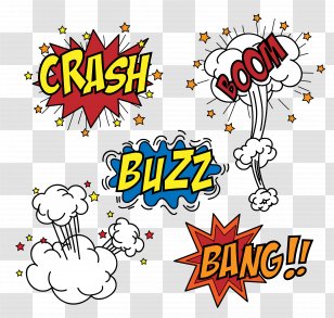 Comics Explosion Cloud Dialog - Illustration Transparent PNG